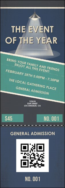 All Purpose Lights QR Event Ticket