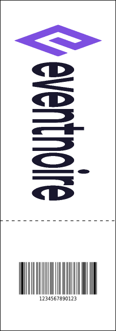 Birthday Geometric QR Event Ticket Product Back