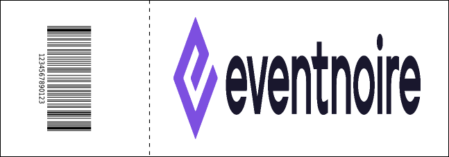 Black Tie Gala QR Event Ticket Product Back