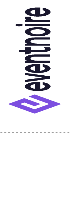 Book Fair QR Event Ticket Product Back