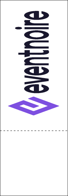 Curling QR Event Ticket Product Back