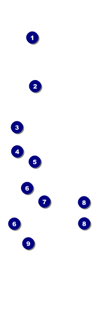 Faded Colors QR Event Ticket Front Field Markers