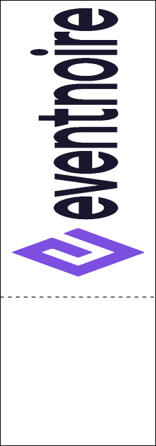 Fire and Ice QR Event Ticket Product Back