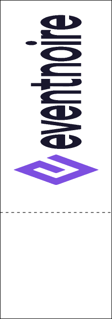 Fourth of July Blue QR Event Ticket Product Back