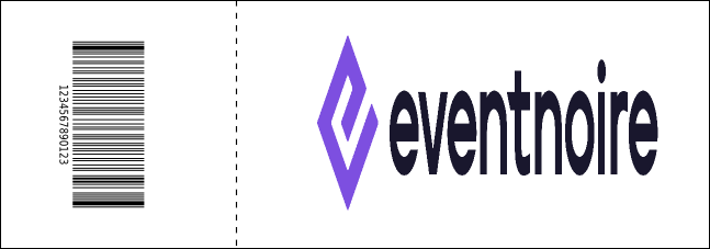 Jazz QR Event Ticket Product Back