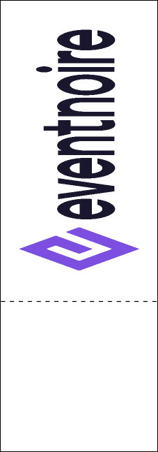 Martial Art QR Event Ticket Product Back