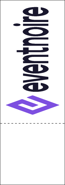 Retro Sunburst QR Event Ticket Product Back