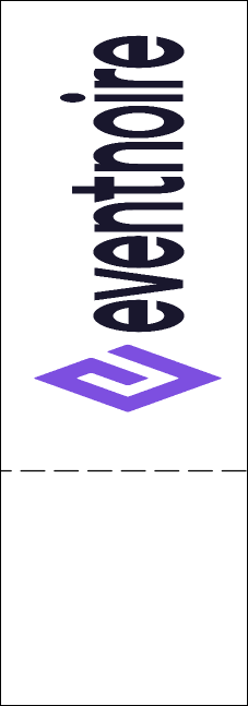 Run for a Cause Pink QR Event Ticket Product Back