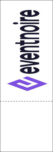 Soccer Field QR Event Ticket Product Back