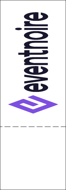 Softball QR Event Ticket Product Back