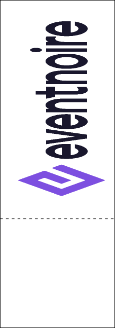 Track and Field QR Event Ticket Product Back