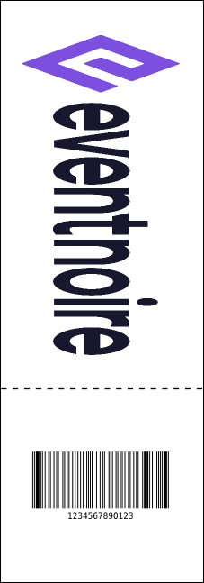 Tuscany QR Event Ticket Product Back