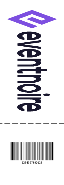 Your Photo Concert QR Event Ticket Product Back