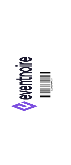 Abstract VIP Event Badge Large Product Back