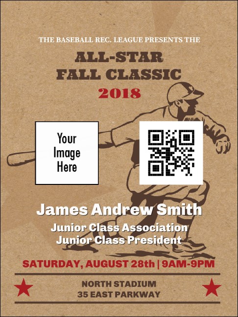 All-Star Retro Baseball Economy Event Badge