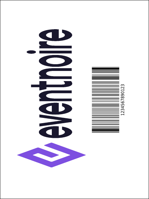 MMA Main Event Economy Event Badge Economy Event Badge Product Back