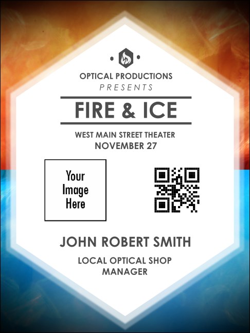 Fire and Ice Economy Event Badge Product Front