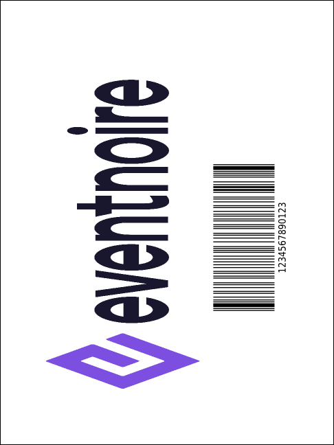 Your Photo Concert Economy Event Badge Economy Event Badge Product Back