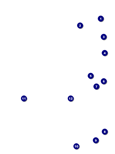 Football Purple Economy Event Badge Front Field Markers