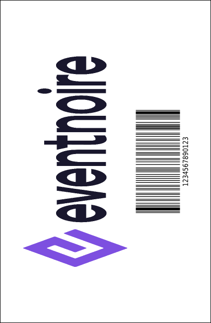 All Purpose Circle VIP Event Badge Small Product Back