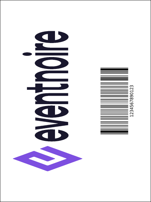 Red Economy Event Badge Product Back