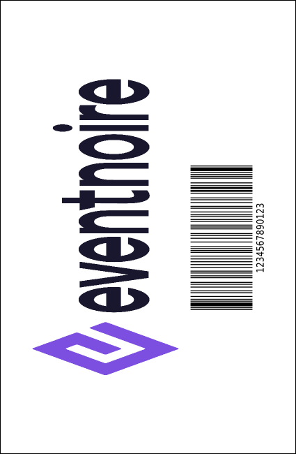 Autism Awareness VIP Event Badge Small Product Back