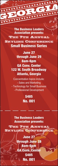 Georgia General Admission Ticket