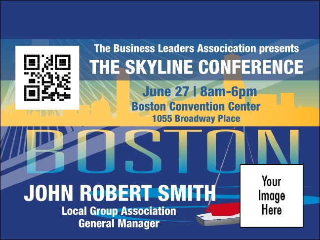 Boston Economy Event Badge Product Front