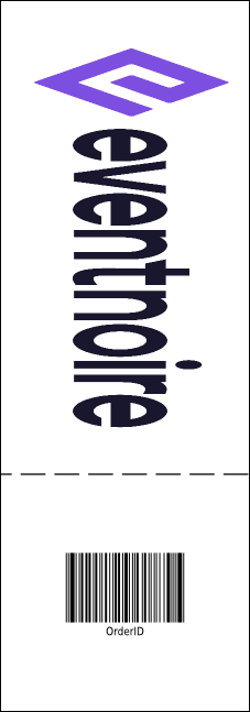 Autism Awareness Event Ticket Product Back