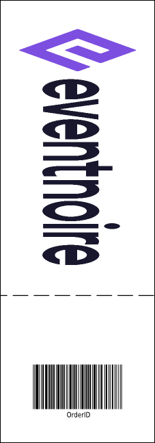 Winter Festival Event Ticket Product Back