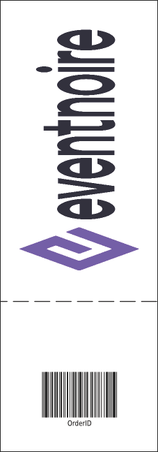 Versus Black Event Ticket Product Back