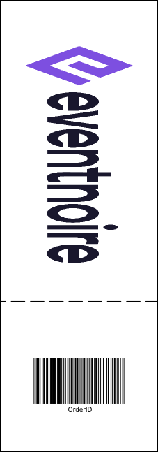 Sunrise Retro Event Ticket Product Back