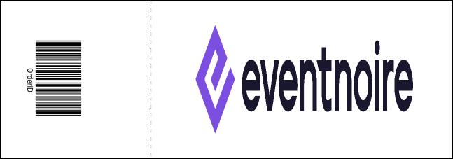 Art Canvas Event Ticket Product Back