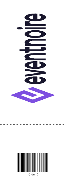 Earth Day Organic Event Ticket Product Back