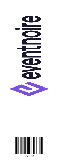 Fundraiser Tree Event Ticket Product Back