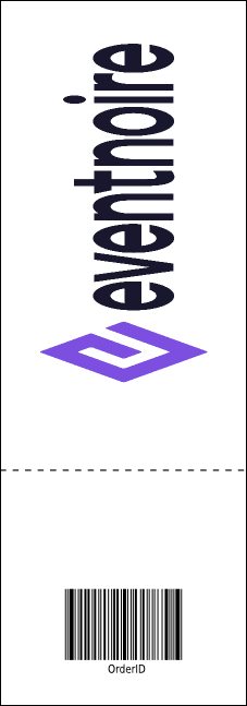 Bucking Bronco Rodeo Event Ticket Product Back