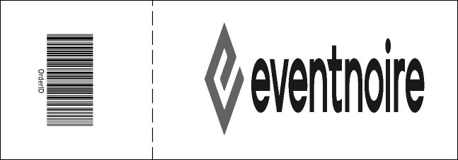 Graduation General Admission Ticket Black Product Back