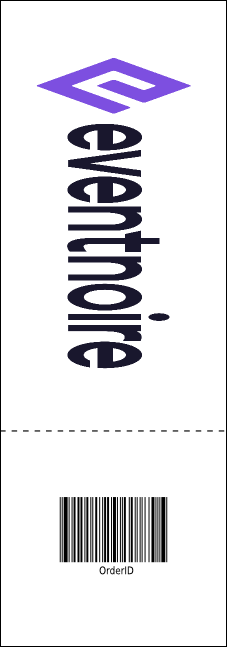Happy Birthday Chevron Event Ticket Product Back