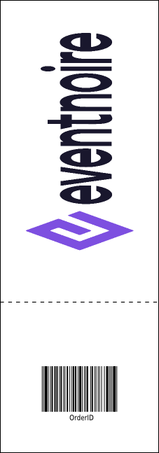 Soccer Field Event Ticket Product Back