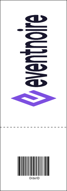 Bowling League Event Ticket Product Back