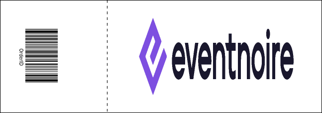 Class Reunion Mascot Purple Event Ticket Product Back