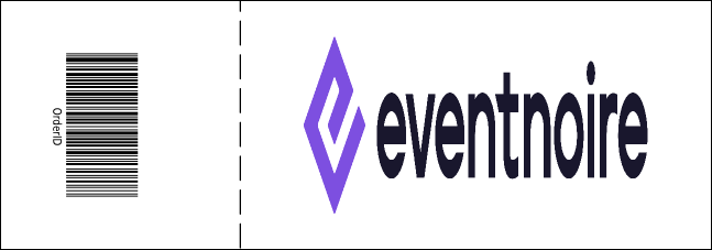 Opera Violet-Blue General Admission Ticket Product Back