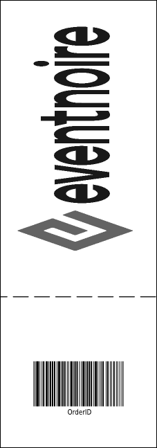 Portland General Admission Ticket (black and white) Product Back