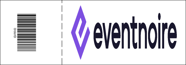 Hip Hop Red Event Ticket Product Back