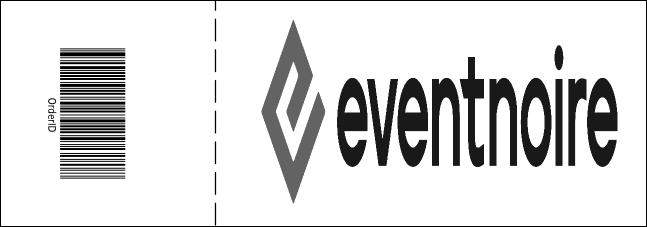 Hip Hop BW Event Ticket Product Back