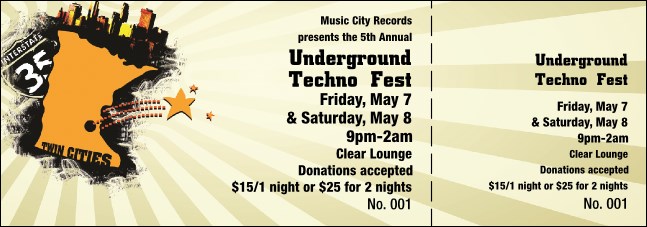 Twin Cities Event Ticket