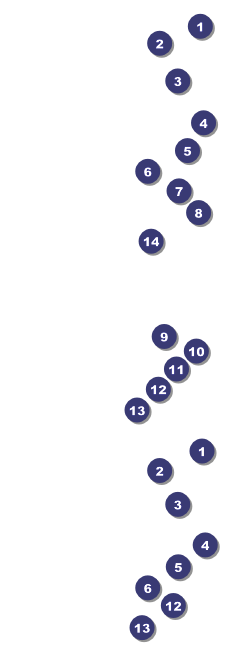 Ballet General Admission Ticket Front Field Markers