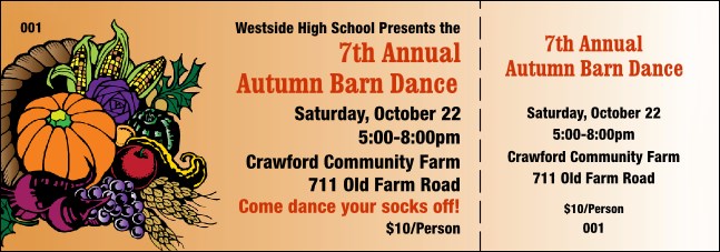 Fall General Admission Ticket 001 Product Front