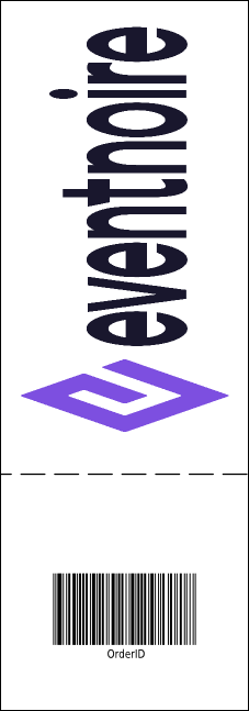 Christmas Angel General Admission Ticket 001 Product Back