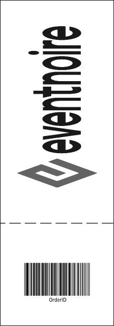 Basketball General Admission Ticket 002 (b&w) Product Back